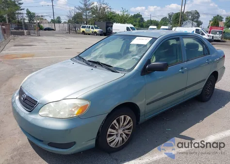 2006 Toyota Corolla Ce из США, поврежденный, VIN 2T1BR32E86C581612